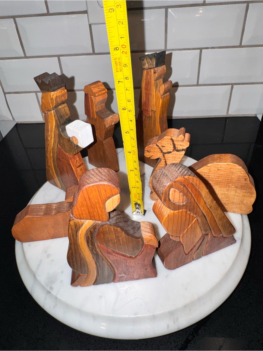 Handcrafted Wooden Nativity Set